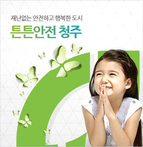 재난없는 안전하고 행복한 도시 튼튼한 청주
